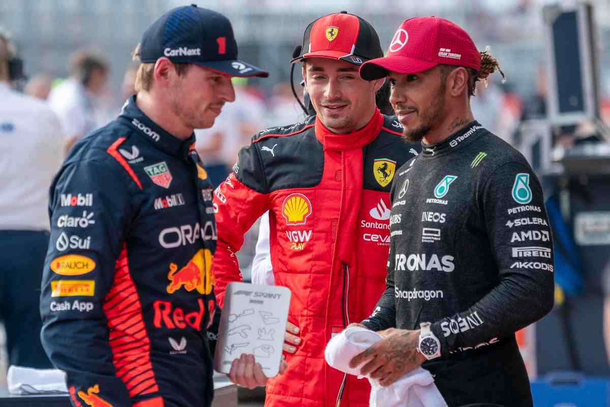 Verstappen Leclerc y Hamilton